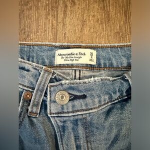Abercrombie ultra high rise 90s straight jeans - Long